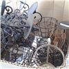 Image 4 : BOX OF DECORATIVE METAL CANDLE HOLDERS AND STANDS