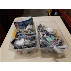 2 BINS OF LEGO