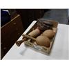 Image 1 : TRAY OF MARRACAS, DRUM, INSTRUMENT