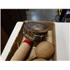Image 2 : TRAY OF MARRACAS, DRUM, INSTRUMENT