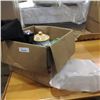 Image 1 : BOX OF COOKIE JARS, SMALL SHELF AND MORE