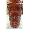 Image 5 : 12 INCH WEST GERMAN RED VASE