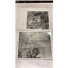 Image 8 : TRAY OF FIRST NATIONS AND EASTERN ART PRINTS