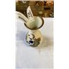 Image 3 : POTTERY VASE, SIGNED ART GLASS VASE AND PINK ART GLASS VASE