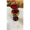 Image 8 : ART GLASS DISH, VASE, AND SILVER PLATED NAPKIN RINGS