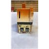 Image 10 : 3 COIN BANKS - BARREL, CAR AND HOUSE