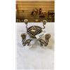 Image 1 : Silver plated candleabra with bowl