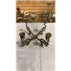 Image 2 : Silver plated candleabra with bowl
