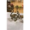 Image 3 : Silver plated candleabra with bowl