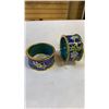 Image 2 : LOT OF CLOISSONE VASES AND EGGS