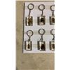 Image 2 : LOT OF ENCASED INSECT KEYCHAINS