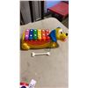 Image 2 : FISHER PRICE KIDS PHONE, XYLOPHONE AND DOG XYLOPHONE