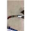 Image 2 : HANDMADE FOLDING KNIFE WITH SHEATH AND BOKER FOLDING KNIFE