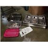 Image 1 : AS NEW BETTY CROCKER FOOD WARMER AND ROASTING PAN WITH CUTLERY