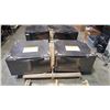 Image 1 : AS NEW PAIR OF 27 INCH LAUNDRY PEDESTALS - BLACK