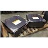 Image 1 : AS NEW PAIR OF 27 INCH LAUNDRY PEDESTALS - BLACK