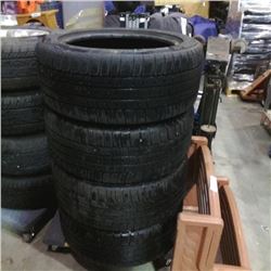 SET OF 4 MICHELIN 245/50R18 M+S TIRES