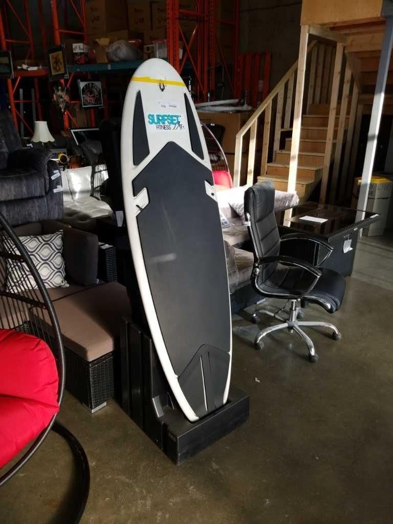SURFSET FITNESS RIP SURFER X SURF FITNESS TRAINING BOARD WITH STAND