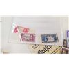 Image 2 : LOT OF STAMPS AND STAMP VALUE BOOK