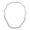 Image 1 : Natural 5.90 CTW Diamond Necklace 14K White Gold - REF-451R8K