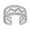 Image 1 : Natural 7.13 CTW Diamond Bangle 18K White Gold - REF-1040M4F
