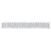 Image 1 : Natural 9.05 CTW Diamond Bracelet 14K White Gold - REF-689N4Y