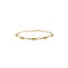 Image 1 : Genuine 3.39 ctw Citrine & Diamond Bracelet 14KT Yellow Gold - REF-82V5W