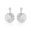 Image 1 : Natural 0.94 CTW Diamond Earrings 14K White Gold - REF-89T3X