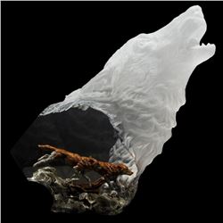 Kitty Cantrell, "Hunter's Serenade" Limited Edition Mixed Media Lucite Sculpture with COA.