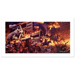 "The Siege Of Minas Tirith" Limited Edition Giclee on Canvas by The Brothers Hildebrandt. Numbered a