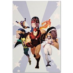 Marvel Comics "Iron Age: Omega #1" Numbered Limited Edition Giclee on Canvas by Ariel Olivetti with 