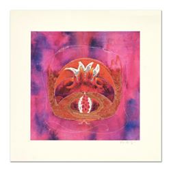 Lu Hong "Mudra Dhyana, Meditation" Hand Signed Limited Edition Giclee with Letter of Authenticity.