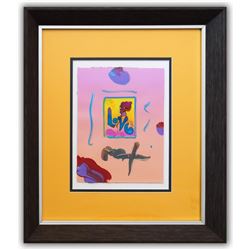 Peter Max- Original Mixed Media "Love 2005 Ver. I #167"
