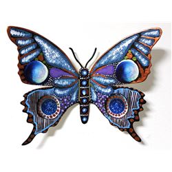 Patricia Govezensky- Original Painting on Cutout Steel  Butterfly CCXXVI 