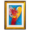 Image 1 : Peter Max- Original Mixed Media "Angel with Heart"
