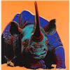 Image 1 : Andy Warhol- Screenprint in colors "Black Rhinoceros"