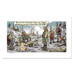 Bizarro! "Viking Horns" Numbered Limited Edition Hand Signed by creator Dan Piraro; Letter of Authen