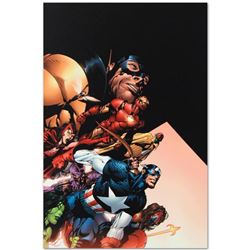 Marvel Comics  Avengers #500  Numbered Limited Edition Giclee on Canvas by David Finch with COA.