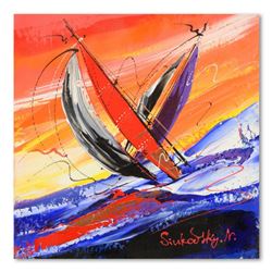 Natalia Sinkovsky, Original Acrylic Painting on Canvas, Hand Signed with Letter of Authenticity