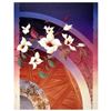Image 1 : Ken Shotwell, "Blossoms II" Hand Signed Original Panting on Board with Certificate of Authenticity.