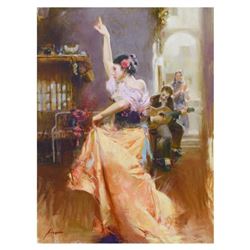 Pino (1939-2010)- Hand Embellished Giclee on Canvas "Isabella"