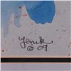 Image 2 : Jenik Cook, Framed Original Watercolor Painting, Hand Singed with Letter of Authenticity.