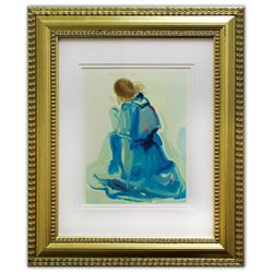 Salvador Dali- Original Color Woodcut on B.F.K. Rives Paper "Paradise 2"