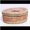 Image 2 : Old Oval Lidded Basket