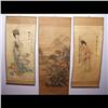 Image 1 : Three Chinese Scroll Paintings