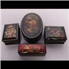 Image 2 : Russian Painted Lacquer Boxes