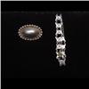 Image 1 : Sterling Silver Brooch and Bracelet