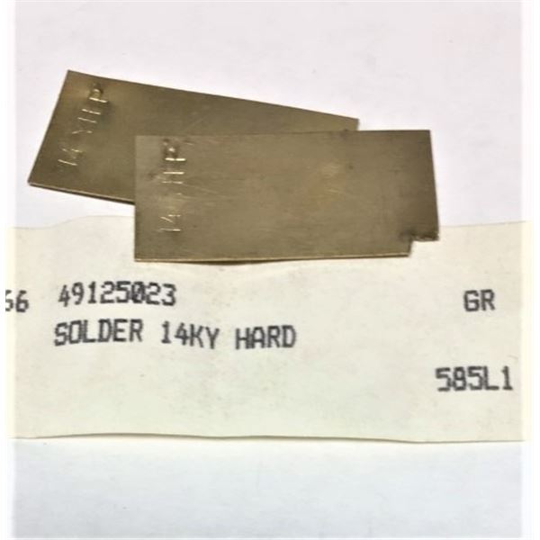 2 g of 14KY Solder GOLD- FOR MAKING JEWELRY