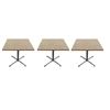 Image 1 : THREE Tables  75.2cm height, 76cm x 76 cm