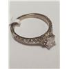 Image 5 : 14K White Gold Diamond(I2, 0.4ct) 28 Side Diamonds (I1-3ct) Ring, Made in Canada, Appraised Retail $